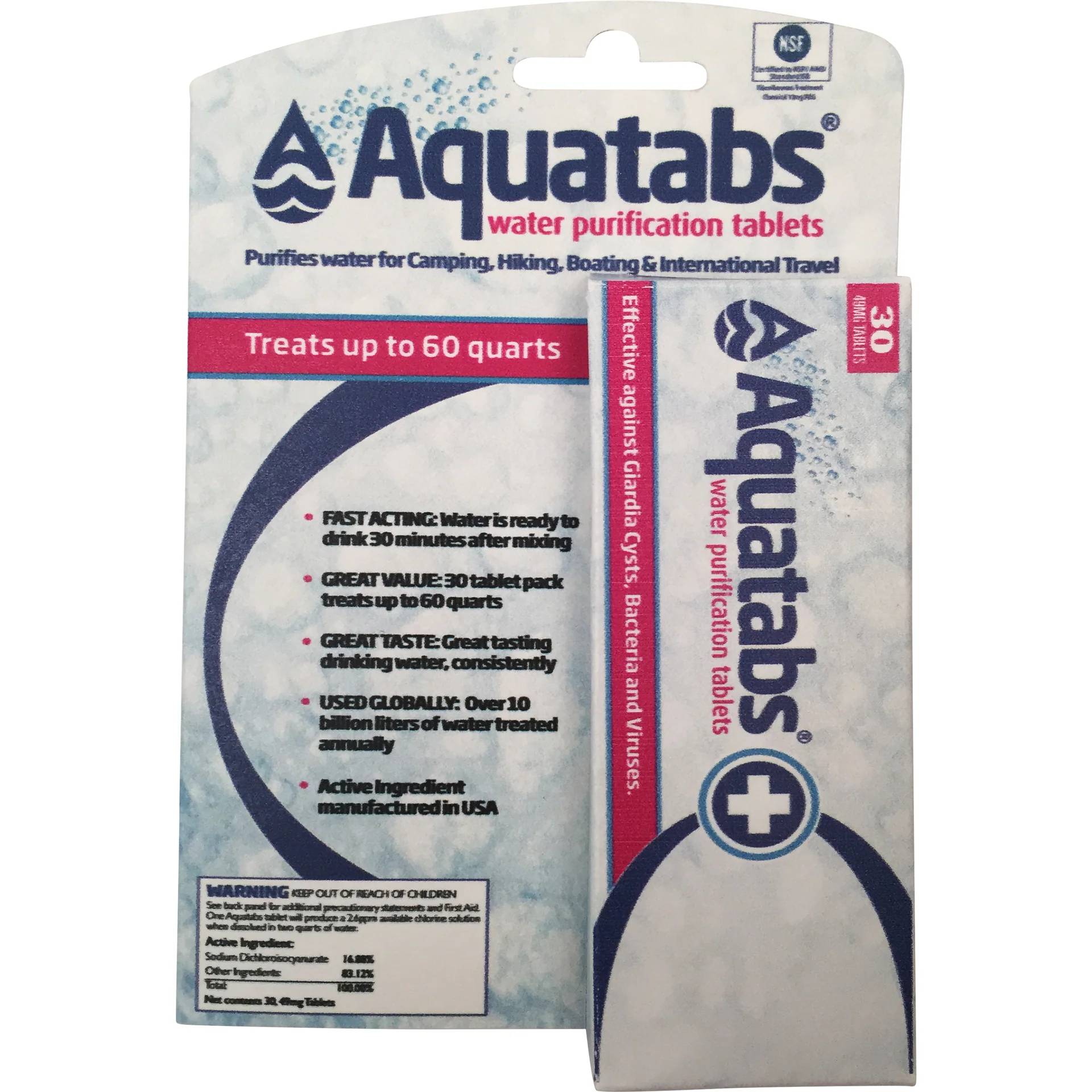 MSR Aquatabs® - 30 pack