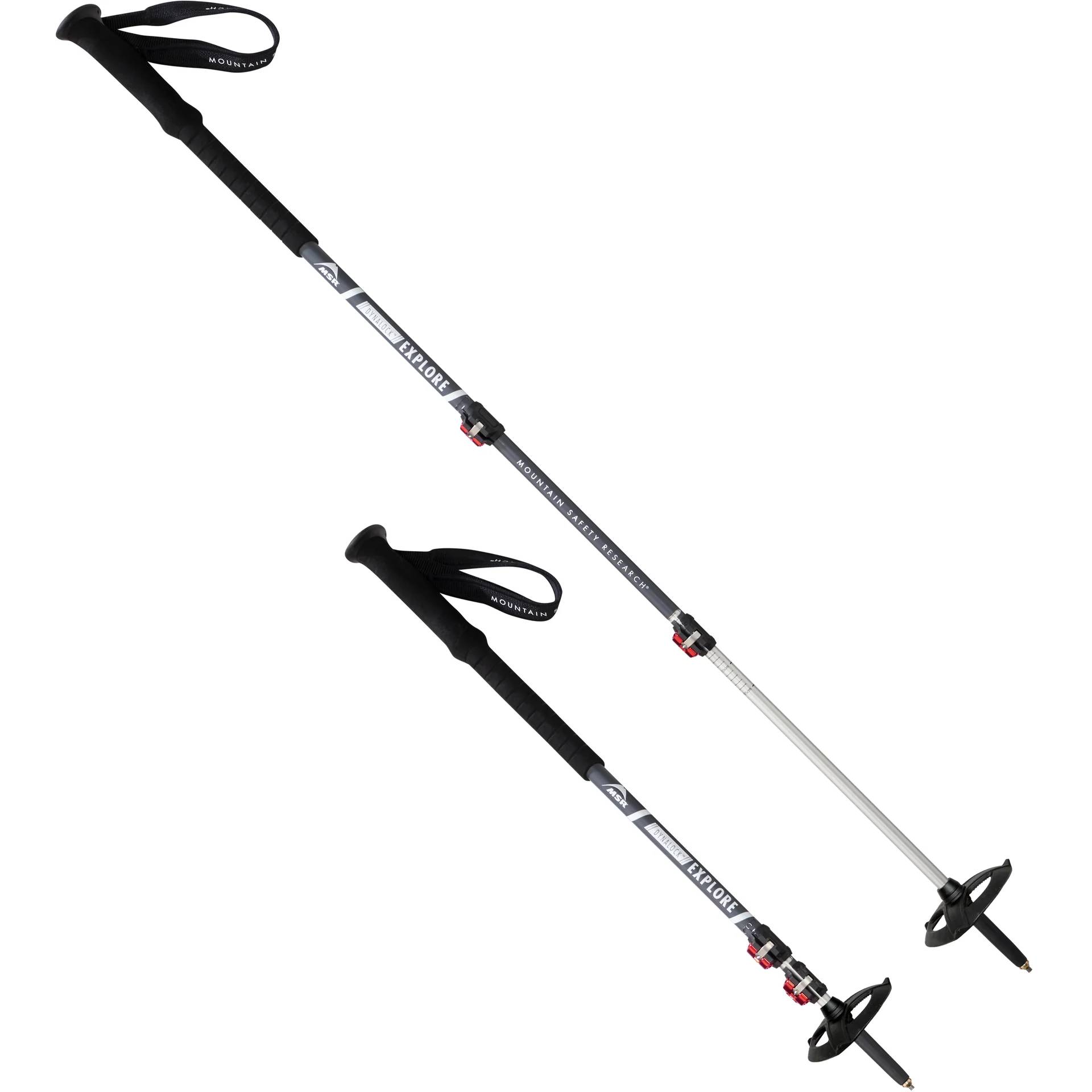 MSR DynaLock™ Explore Backcountry Poles - Steel Grey / 64-140cm