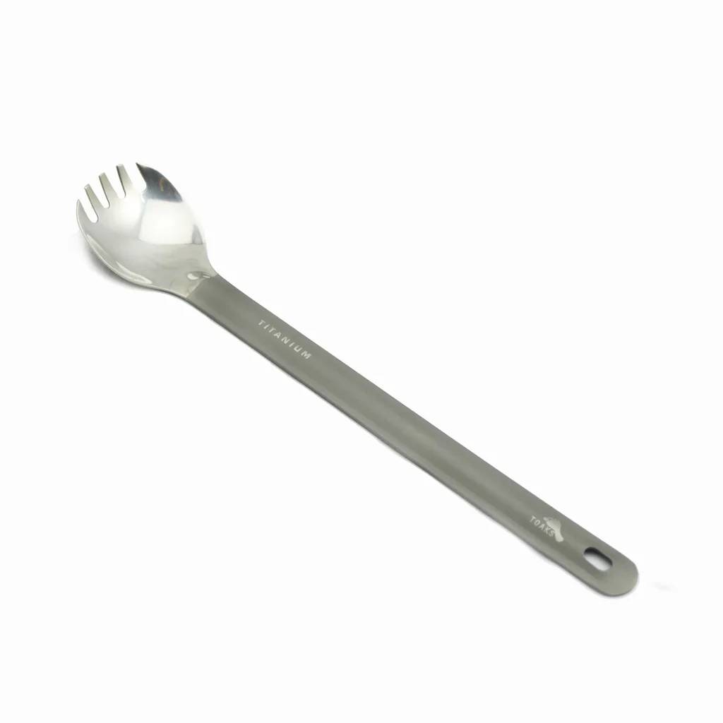 Gossamer Gear TOAKS Titanium Long Handle Spork with Polished Bowl